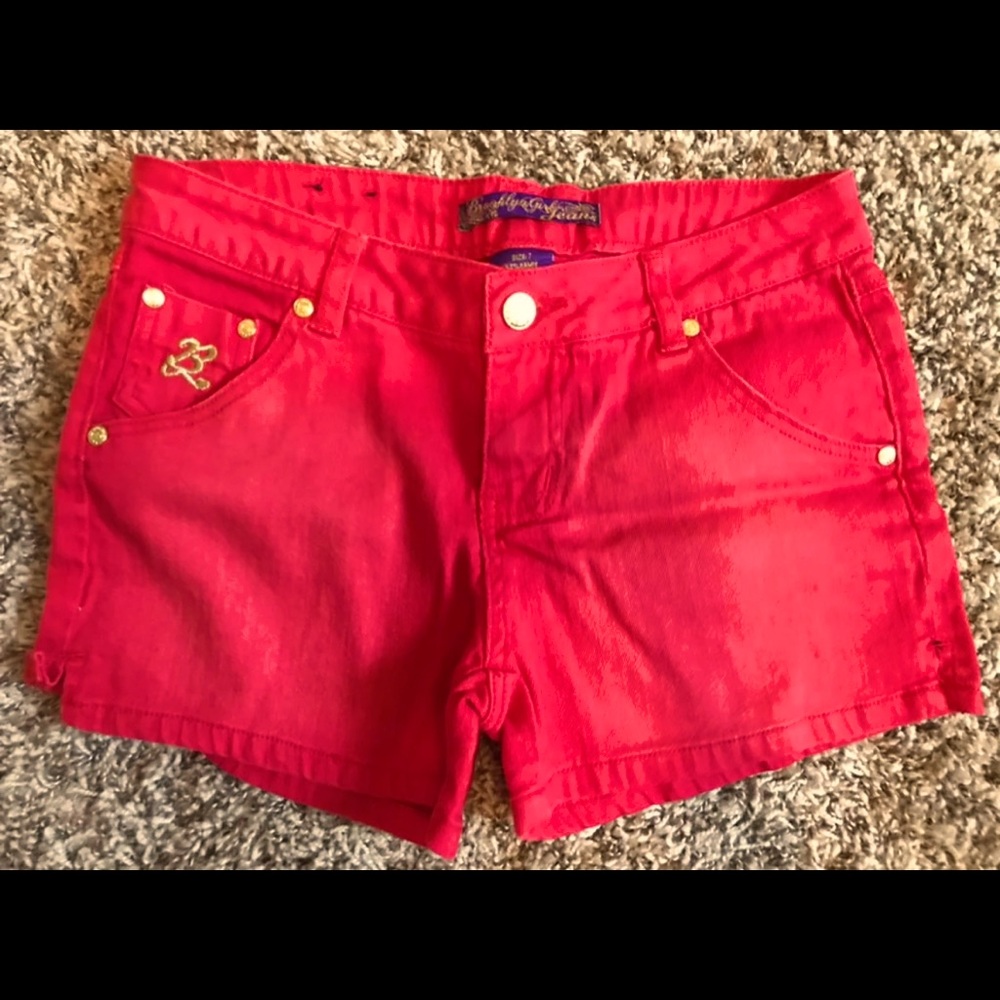 Women’s Size 7 Brooklyn Jeans Shorts in Red